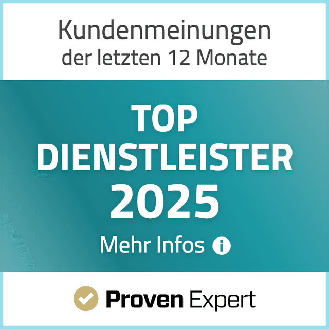 ProvenExpert Top Dienstleister 2025